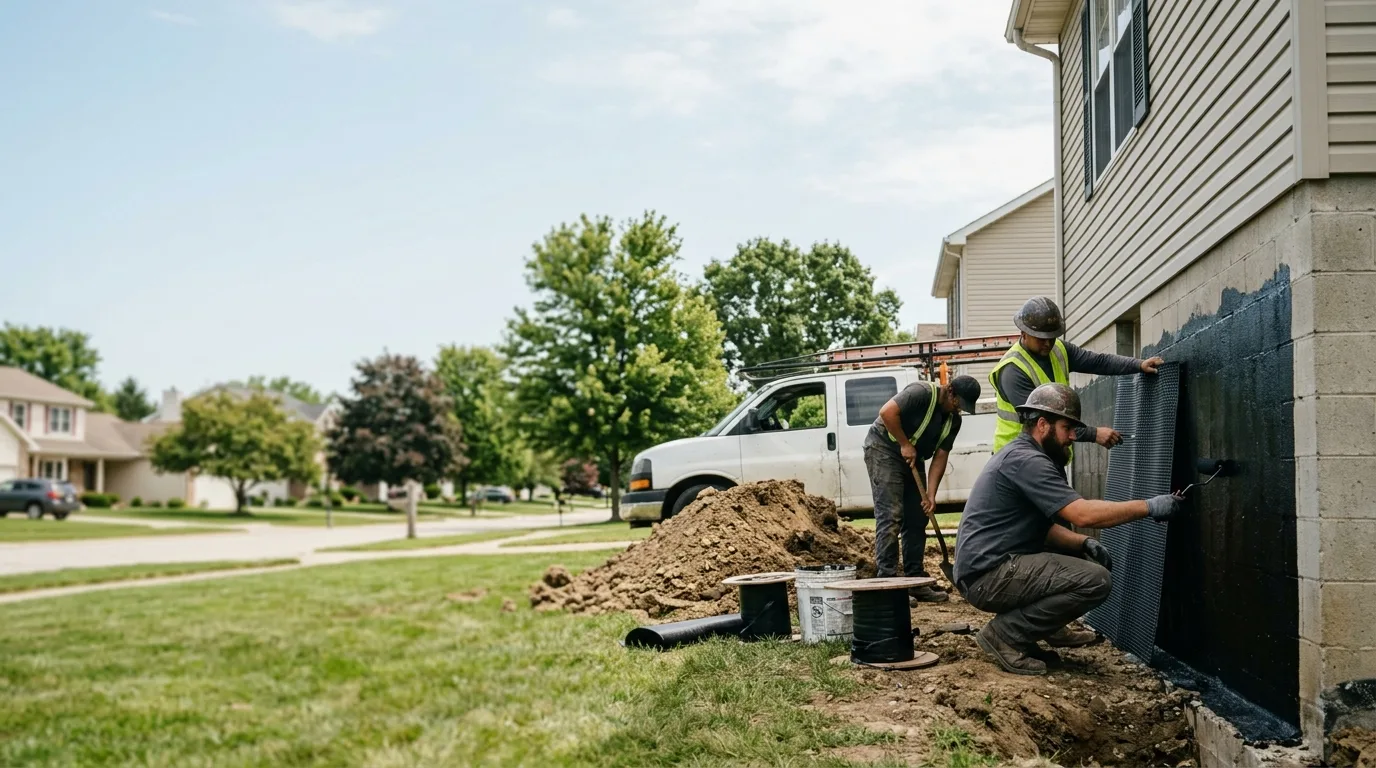 Basement Waterproofing in Harrisonville, PA near me